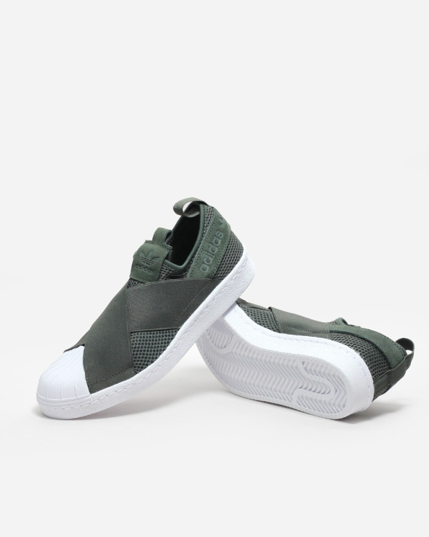 adidas superstar slip on kaki